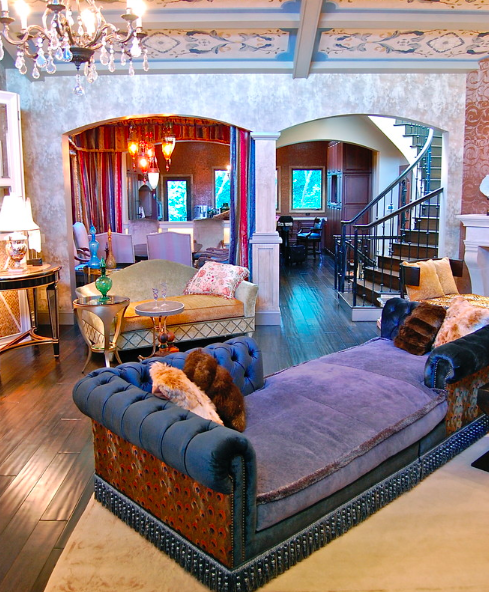 The Bohemian Look Living Room by Favreau Design